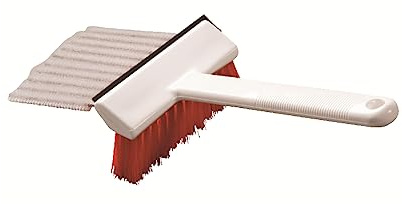 haug bürsten - Reinigungsbürste/Schneidmaschinenbürste mit Borstenkamm und Lamellenreiniger - Maße: 325 x 125 x 70 mm - Made in Germany