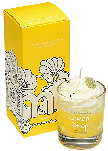 Glaskerze Lemon Drop Kerze im Glas Duftkerze Bomb Cosmetics