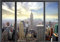 decomonkey Fototapete New York Stadt City 350x256 cm XXL Design Tapete Fototapeten Vlies Tapeten Vliestapete Wandtapete moderne Wand Schlafzimmer Wohnzimmer Fensterblick
