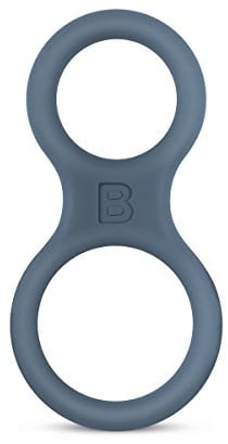 Boners Doppelter Silikon Cockring (Ø 30 mm & 38 mm), Doppelring, Penisring und Hodenring in einem