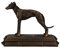 AB Tools Windhund Whippet Hund gusseiserne Statue Abbildung Trophäe Kamin Ornament