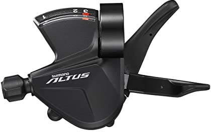 SHIMANO Unisex – Erwachsene Altus SL-M2010 Schalthebel, schwarz, Links