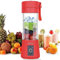 Portable Blender Mini Blenders Smoothies Shakes Juicer Cup USB Rechargeable Six Blades in 3D for Superb Mixing 380mL