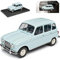 Renautl R4 4 Parisienne 5 Türer Blau 1961-1992 1/24 Whitebox Modell Auto mit individiuellem Wunschkennzeichen