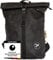 Papero ® Rolltop Rucksack Damen & Herren Cougar aus Kraft Papier- Roll Top Backpack - Lässige Rucksäcke für Freizeit, wasserabweisend, reißfest für 17 Zoll Laptop 22L (schwarz, 18 L)