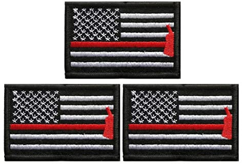 JAVD Army Patch (USA Flag with Firefighter Axe)