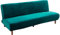 Mingfuxin Armlose Schlafsofabezüge, Stretch-Samt Futon Couchbezug Dicke weiche gemütliche Sofa Schonbezug Möbelschutz für 2-3-Sitzer armloses Klappsofa