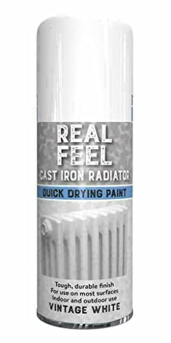 Elito Home & Garden® Cast Iron Metal Effect Radiator Spray Paint Indoor Outdoor Home Garden | Real Cast Iron Feel On Your Radiator | Protect Against Rust Quality 400ML