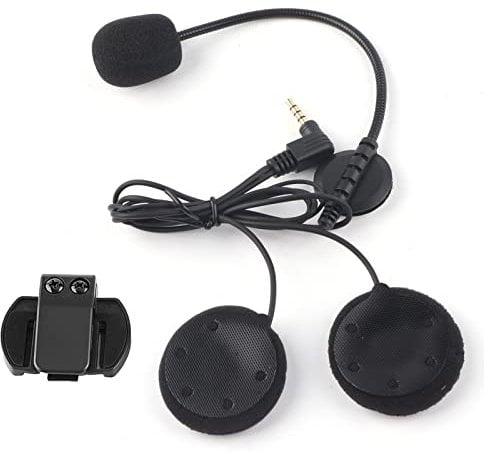 Bnineteenteam Motorcycle Helmet Intercom Headset, Motorcycle V4 V6 Helmet Bluetooth Headset Headphone Microphone ejeas intercom