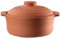 KADAX Cacerola de cerámica con tapa para microondas y horno, vaporera de materiales naturales, cacerola para cocinar sin grasa, olla para asar (redonda, 4 L)