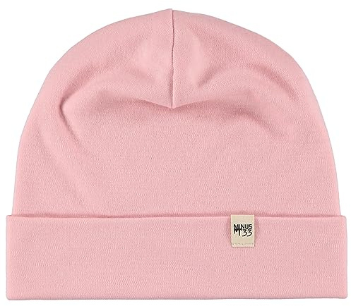 Minus33 Merino Wool Cuff Beanie - Warme Wintermütze aus 100% Merinowolle mit Bündchen für Damen und Herren - Hellrosa