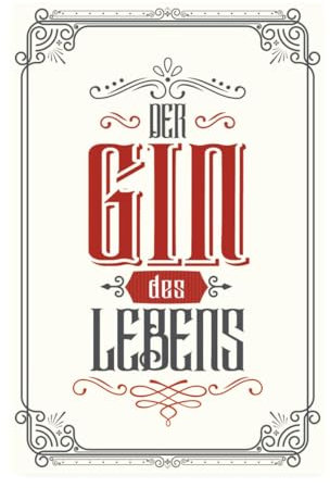 Spreadshirt Gin-Liebhaber Der Gin Des Lebens Poster 20x30 cm, One size, Weiß