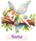 GRAZDesign Wandtattoo Fee mit Name personalisiert Kinderzimmer Mädchen, Feen Welt Wandaufkleber - 65x57cm