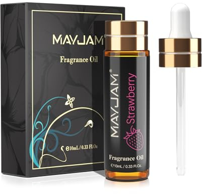 MAYJAM Erdbeere Duftöl 10ML, Premium Erdbeereölfür ätherische Öle Diffusor, Aromatherapie, Haus, Ölbrenner