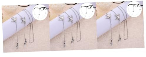 VALICLUD 3St Brille Halskette Brillenseil Brillenhalter Brillenständer Schlüsselband Brillengestelle brillenschnur brillenkordel glasses chain Brillenkette Brillenband Jahrgang der Vogel