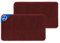 TA&MA Store Badezimmerteppich | Badezimmer Teppiche rutschfest waschbar – Hochwertige Badematte & Badteppich - Badematte als Set kombinierbar - Teppich Badezimmer Rot 2er 50x80 cm