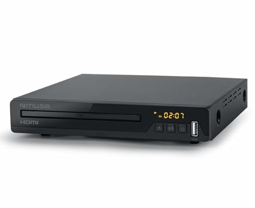 Bmi Lecteur DVD Muse M-55 DV - USB, Sortie HDMI/RCA/Composite/Coaxiale - Full HD, Mp3, JPEG Xvid - Ecran LED