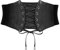 VONMELLI Korsett Gürtel für Damen, Schnürung Korsett Hohe Taille Elastischer Gürtel für Halloween Kostüm Parteien Schwarz XS