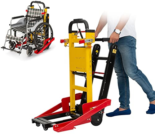 Raupen-Treppensteig-Rollstuhl Patiententransfer Treppensteiger 120W Elektrischer Treppenrollstuhl Möbel Familie Last 352lb