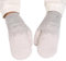 Bseical Damen Handschuhe Schnee Blume Druck halten Warm Herbst Winter Fausthandschuhe Fäustlinge Strickhandschuhe Outdoor (Hellgrau, Einheitsgröße)