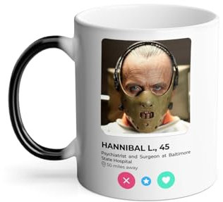 Thermoreagierende Tasse Magische Tasse – Hannibal Social Network Meeting Love – 325 ml
