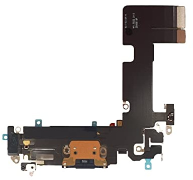 DHLK® Ladebuchse Dock Connector kompatibel mit iPhone 13 - Charging Port Flex, Schwarz A2482, A2631, A2634, A2635,A2633