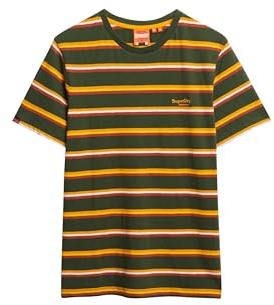 Superdry Herren Essentials Stripe T-Shirt