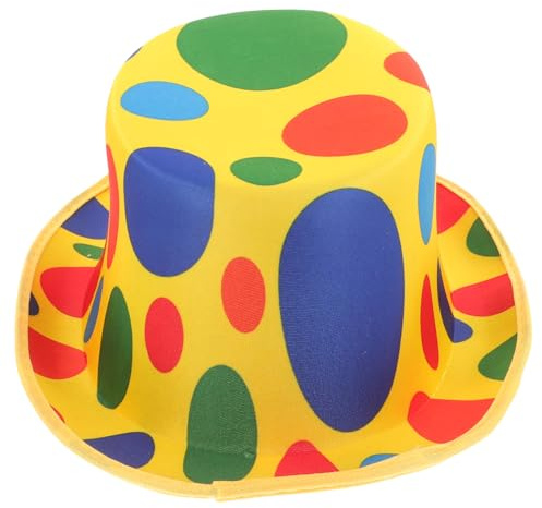 GAROZATION Chapeau de Clown Non Tissé Accessoire de Costume pour Fêtes Performances et Chapeau et Confortable pour Jours