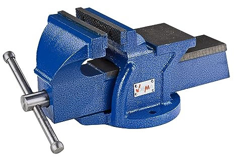 Guss - Werkbank Schraubstock Werkbankschraubstock mit Amboss 125 mm Gusseisen
