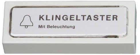 Kopp 205401028 Klingelplatte Kunststoff mit Beleuchtung