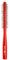Head Jog petite brosse coiffante à tête radiale. Brosse à cheveux en bois naturel au fini rouge brillant. Idéal pour coiffer ou ajouter du volume lors du brushing pour cheveux fins ou normaux.