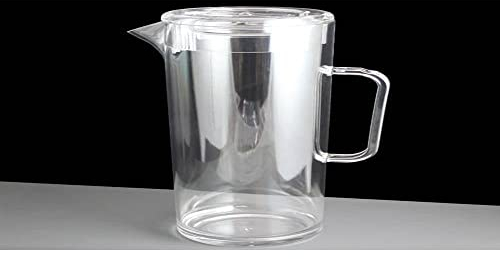 Pichet ou pichet en plastique pratiquement incassable de 1,7 l avec couvercle