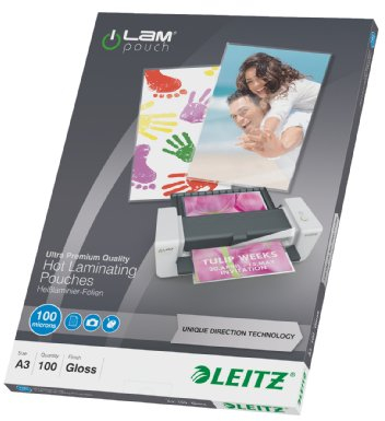 Leitz 7487-00-00 Bindegeräte, Laminiergeräte und Zubehör Laminierhülle UDT A3