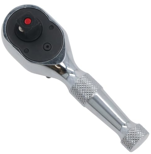 AB Tools 3/8 Drive Stubby Ratchet 72 Teeth Quick Release/Socket Driver U.S.PRO AT298