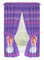 Disney Nickelodeon Teenage Mutant Ninja Turtles Mean Green Vorhänge, 4-teiliges Set, 2 Vorhänge, 2 Raffhalter, Blau 63 Inch Sofia die Erste