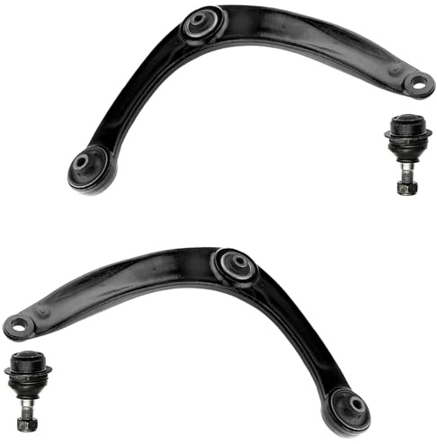 2x Querlenker 2x Traggelenk Vorderachse für Citroen C4 Berlingo B9 für Peugeot 307 Partner Kasten Tepee
