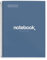Miquelrius - Notizbuch A4 Notebook Emotions, 120 Blatt 90 g/m², Raster 5 x 5 mm, 5 Farbige Streifen, Mikroperforierte Spirale, Extra fester Einband, 4 Löcher, Farbe Marineblau