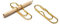 PELEG DESIGN - Clippen Stifte-Clip für Notizbücher | Bleistift-Halterung | Büroklammer Optik | Notebook Stifthalter aus Metall | Gold Pen Clip | Stifthalterung | Geschenk an Weihnachten, Geburtstag