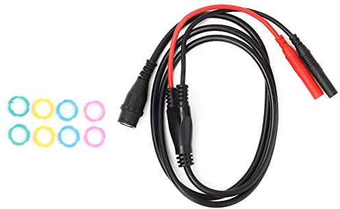 BNC Stecker, P1206 BNC Stecker auf Bananenstecker gerade Koaxialkabel Sonde für Oszilloskop-Kabeltest 1M