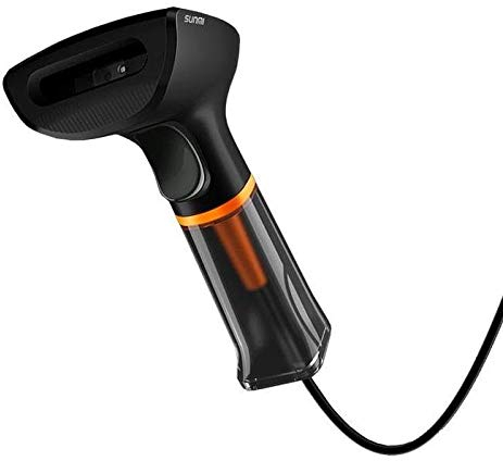 La Maison du TPV - Scanner Portable | Douchette Code Barre Distance de Lecture Jusqu'à 30 cm | Lecteur Code Barre 2D | Scanette Code Barre USB | Scanner Code Barre Résistant | Lecteurs de Code Barre