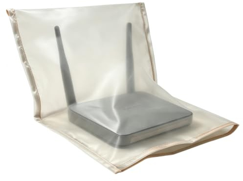 WiFi-Router-Abdeckung, EMF-Strahlungsabschirmung, RF-Blockierung, drahtloser Router-Abschirmung, Blockiert 5G Strahlung, Schutzabdeckung 13,7 x 15,7