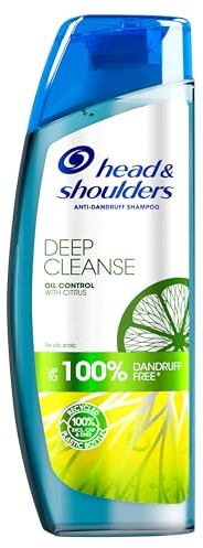 Head & Shoulders Clarifying Shampoo For Greasy Hair, Anti-Dandruff Shampoo, Removes Build Up On Scalp, Deep Cleanse Shampoo For Men & Woman, Up To 72h Dandruff Protection, 300 ml