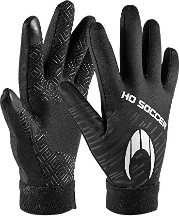 HO Soccer Field Player, Spielerhandschuhe, Unisex Erwachsene, Schwarz/Weiß, M