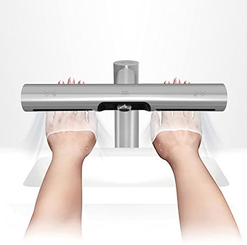 anydry 7120 Grifo Secador de Manos Lavado y Secado Automático en un Solo Grifo Secador de Manos Cepillado