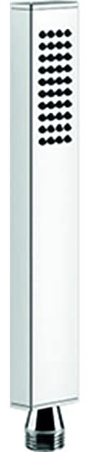 Gessi Rettangolo Antikalk-Handbrause, Eigensicher, Handbrause aus Metall, 20154, Farbe: Chrom