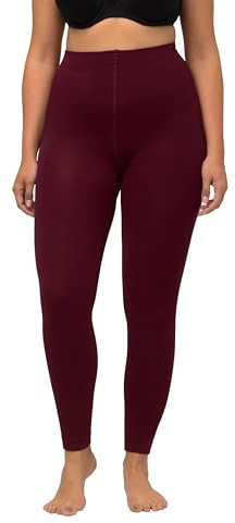 Ulla Popken Damen Strumpfhose Thermo-strumpfleggings, Flauschiges Futter