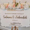 Bienvenue Mariage Autocollant, Panneau IC Arabe Personnalisé Mariage Pour Nom Date, Musulman Welcome Love Mariage Français Panneau De Réception, Love Heart Shape Vinyle,Mariage Décoratif Islamique (