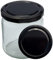 Imkado Twist-Off Honigglas mit Metalldeckel 500g | Schwarz | 1 Paket (96 Stk)