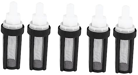 VANZACK 5 Stück Wasserpumpensiebfilter Aus Edelstahl Für Tauchpumpen Mit Innendurchmesser Inline-filter Für Wasserzulaufschlauch Schmutzblockierung Und Einfache Befestigung