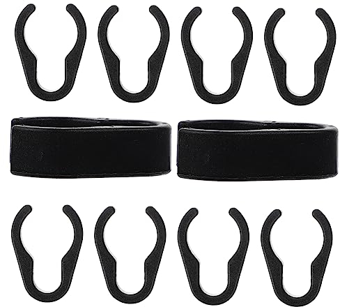CORHAD 10 Stücke Kunststoff Mikrofon Ständer Kabel Clips Flexible Klemme Für Mic Universal Für Ktv Bühne Und